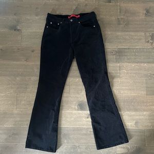 Gloria Vanderbilt Women’s Black Velour Bootcut Pants Sz. 10